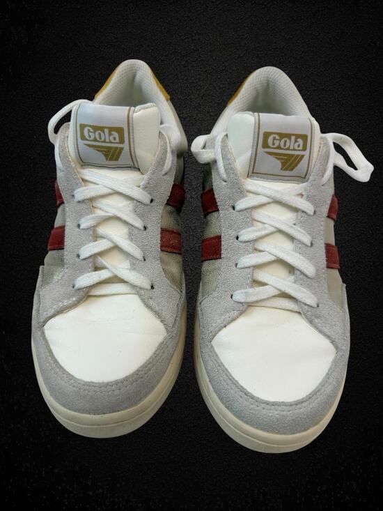 Gola Other - Gola Superslam Blaze CLB334 Women’s Sneakers US 6.5 EU 37.5 White Gold Suede
